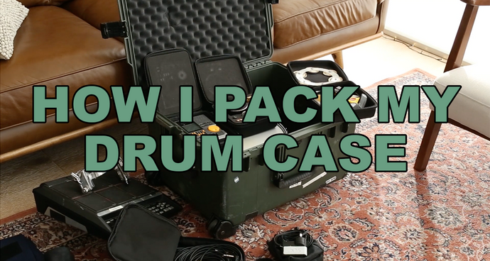 Basal Drum Cases Packed Inside Hard Case