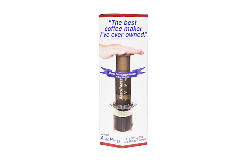 AeroPress Clear Coffee Maker & Organizer Stand Bundle