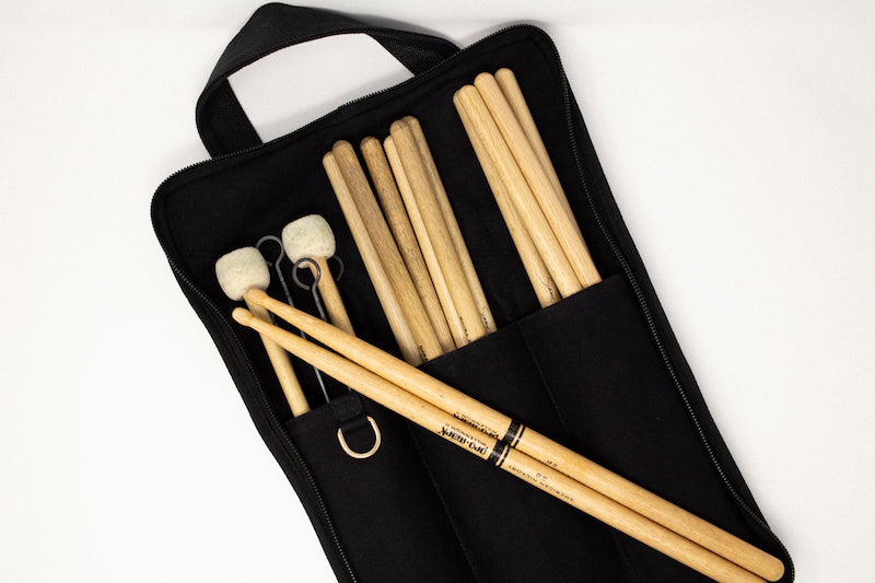 SB2 Drumstick Bag – Holds 6–10 Pairs, Easy Attach To Floor Tom, Durable & Organized